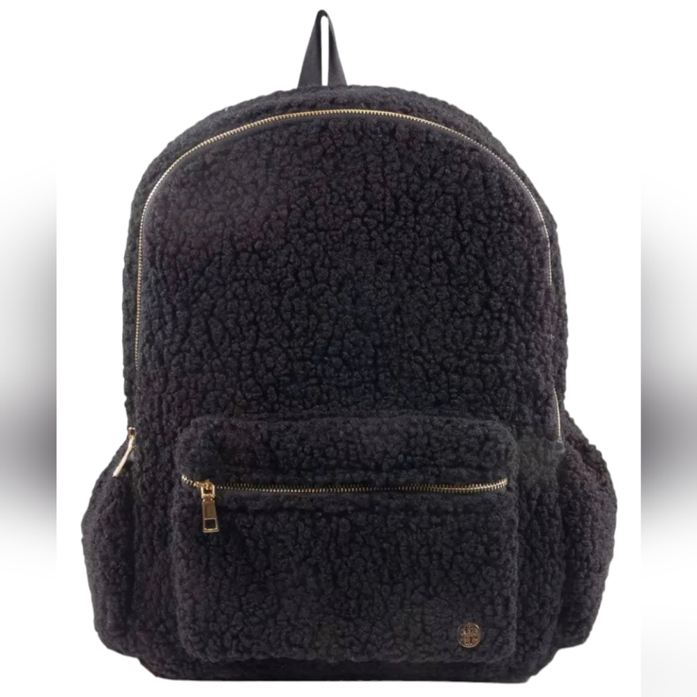 Simply Southern Teddy Backpack in Black & Gold